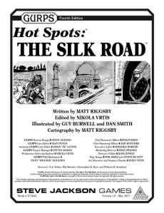Cover of GURPS Hot Spots - The Silk Road